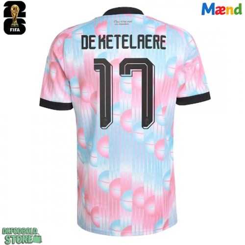 Belgien Charles De Ketelaere #17 Replika Udebanetrøje VM 2026 Kortærmet